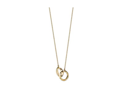 Tiffany & Co. Atlas X Closed Interlocking Pendant "Yellow Gold"