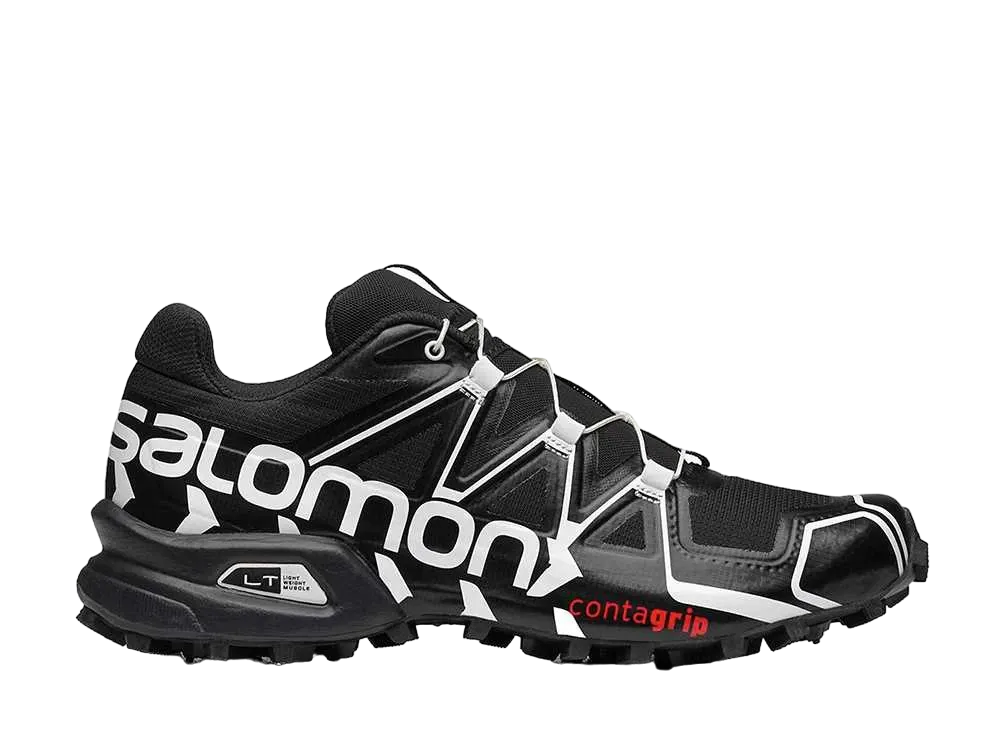 サロモン スピードクロス オフロード "ブラック ホワイト レッド"