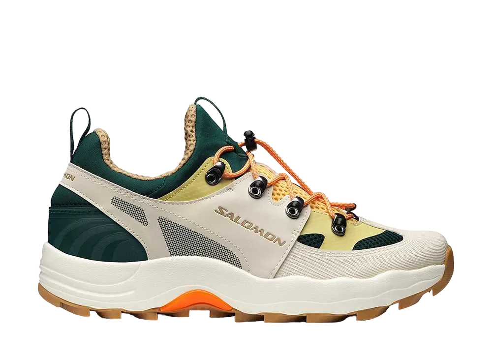 Salomon Raid Wind "Beige Pine Green Orange"