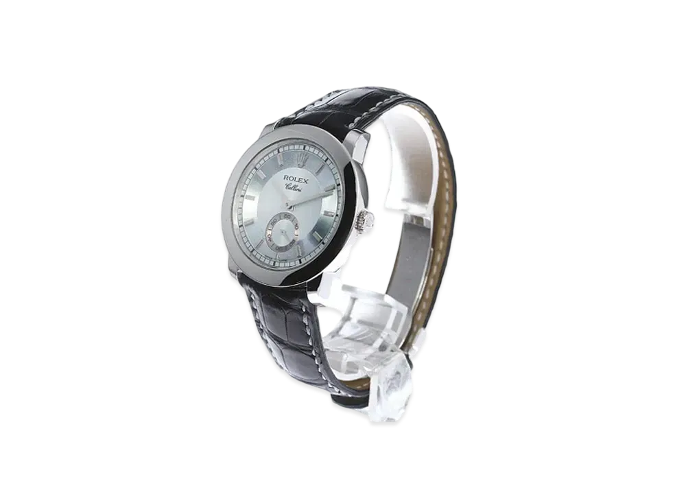 ROLEX Cellini Platina 950 Ice Blue Dial 5241/6