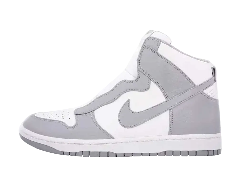 サカイ × ナイキ ウィメンズ ダンク ハイ ラックス "ウルフ グレー ホワイト"