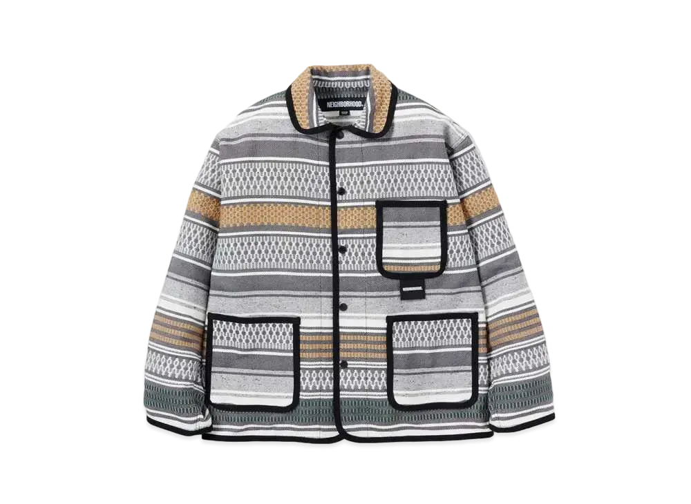 NEIGHBORHOOD Mexican Blanket Jacket "Gray"