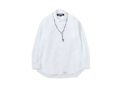 NEIGHBORHOOD Cross Embroidery Shirt LS "White"