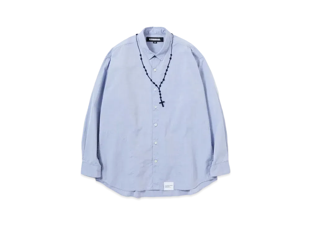 NEIGHBORHOOD Cross Embroidery Shirt LS 