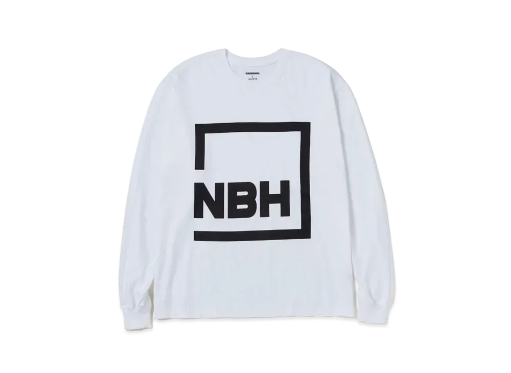 NEIGHBORHOOD NH . Tee LS-8 "White"