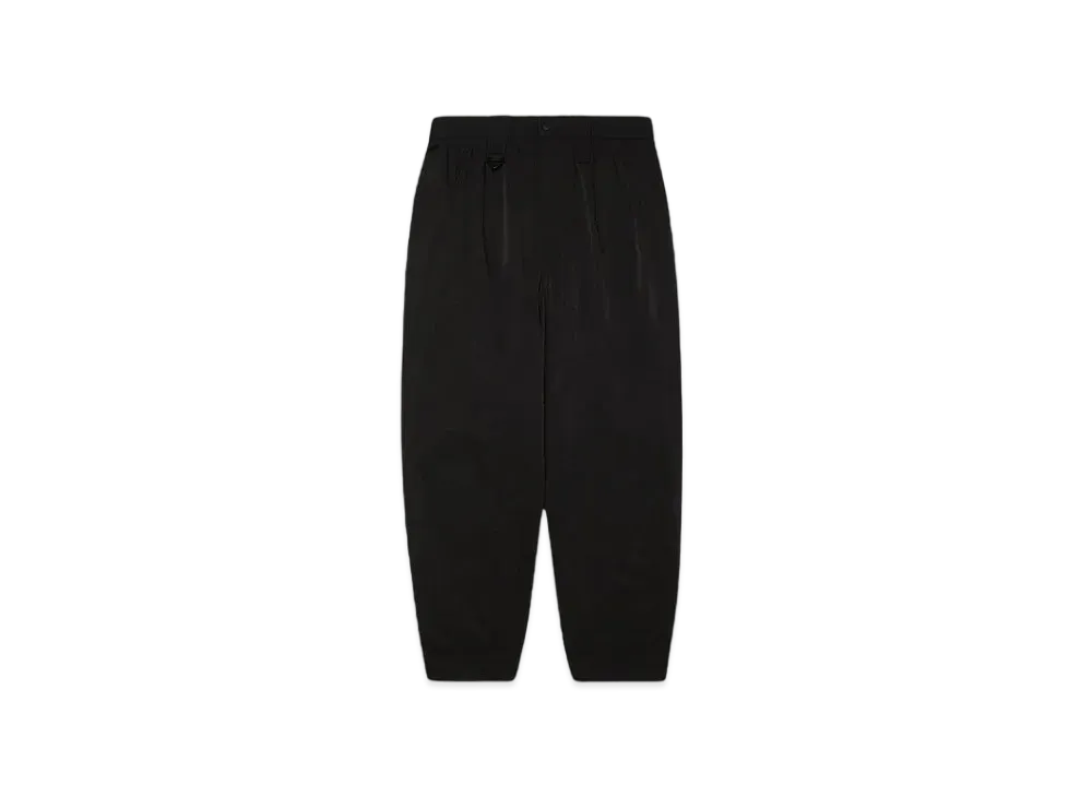 TAIGALIONA TWO TUCK WIDE TROUSERS "BLACK"