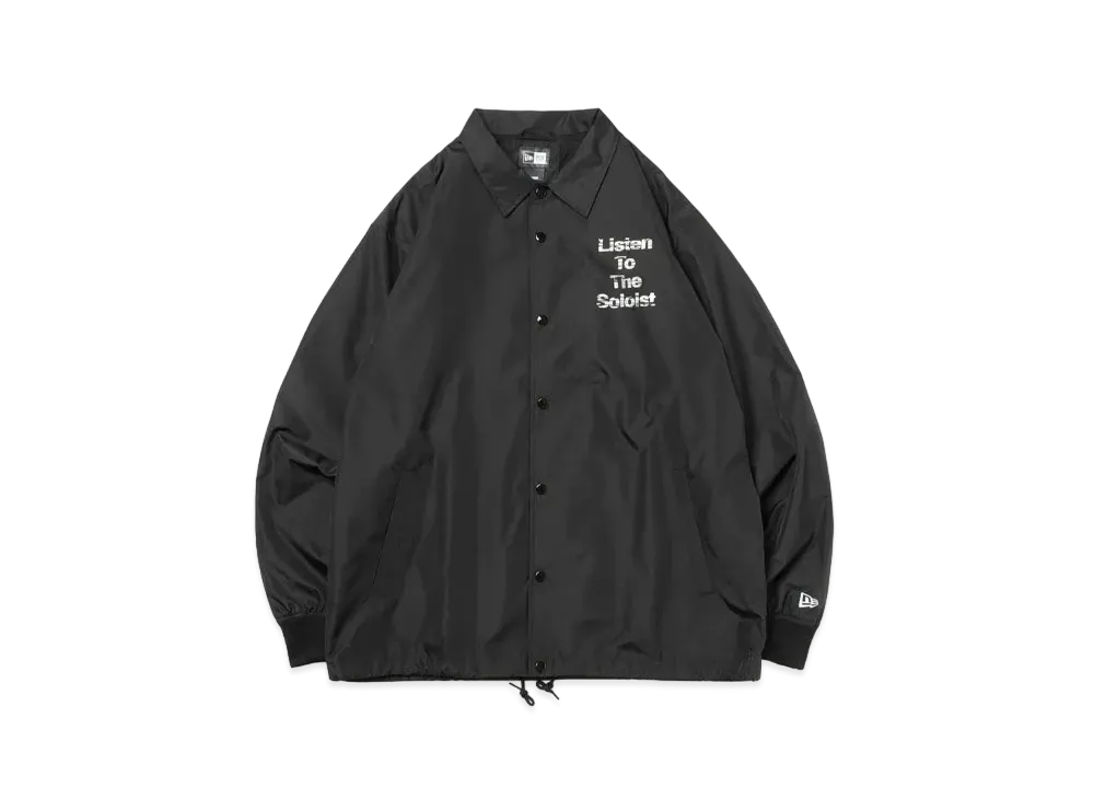 NEW ERA x TAKAHIROMIYASHITATheSoloist. Reflective Logo Coach jacket "Black"