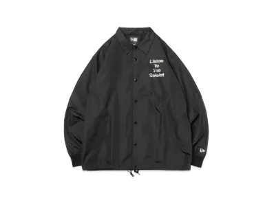 NEW ERA x TAKAHIROMIYASHITATheSoloist. Reflective Logo Coach jacket "Black"