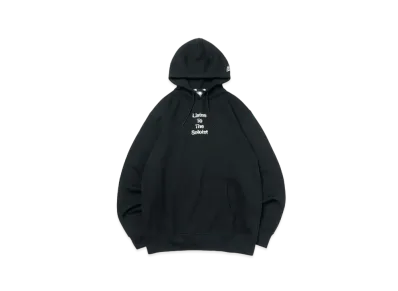 NEW ERA x TAKAHIROMIYASHITATheSoloist. Reflective Logo Fleece Sweatshirt Pullover Hoodie "Black"