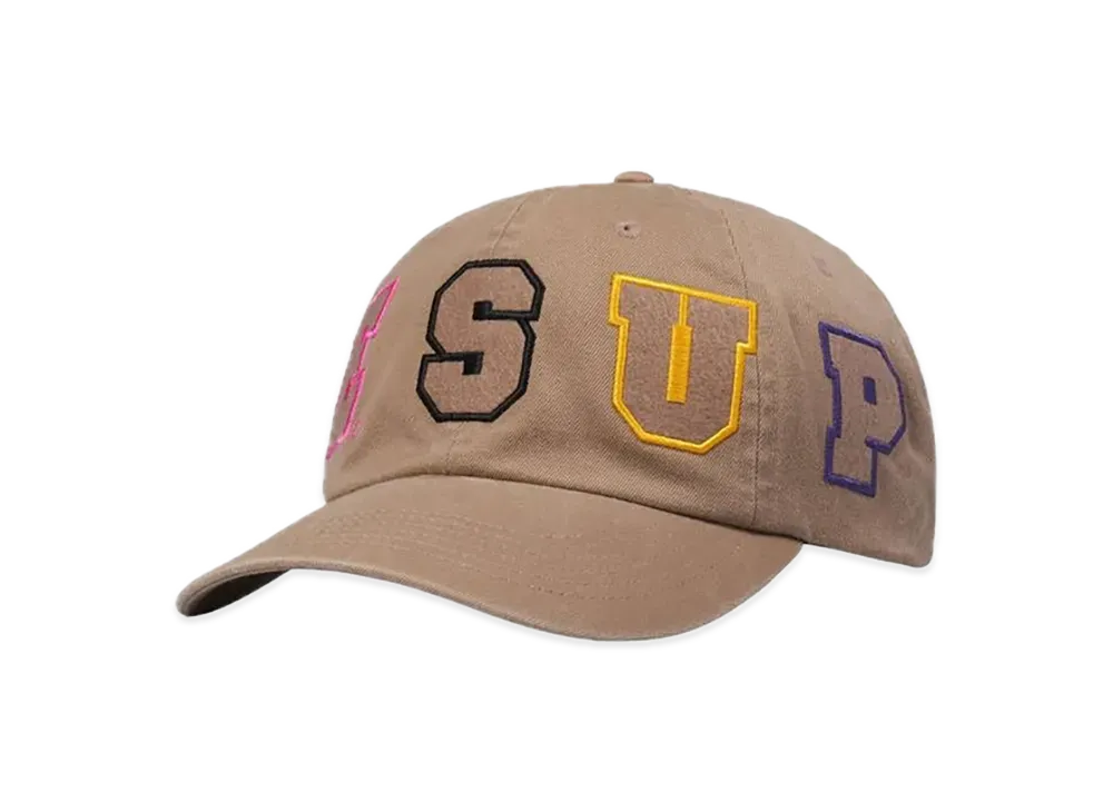 Supreme Spellout 6-Panel "Tan"