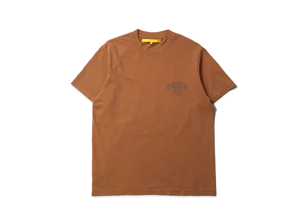 UNION State S/S Reactive Dye Tee "Brown"
