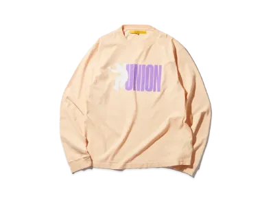 UNION Frontin L/S Reactive Dye Tee "Pink"