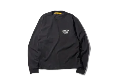 UNION Shop L/S Reactive Dye Tee "Black"