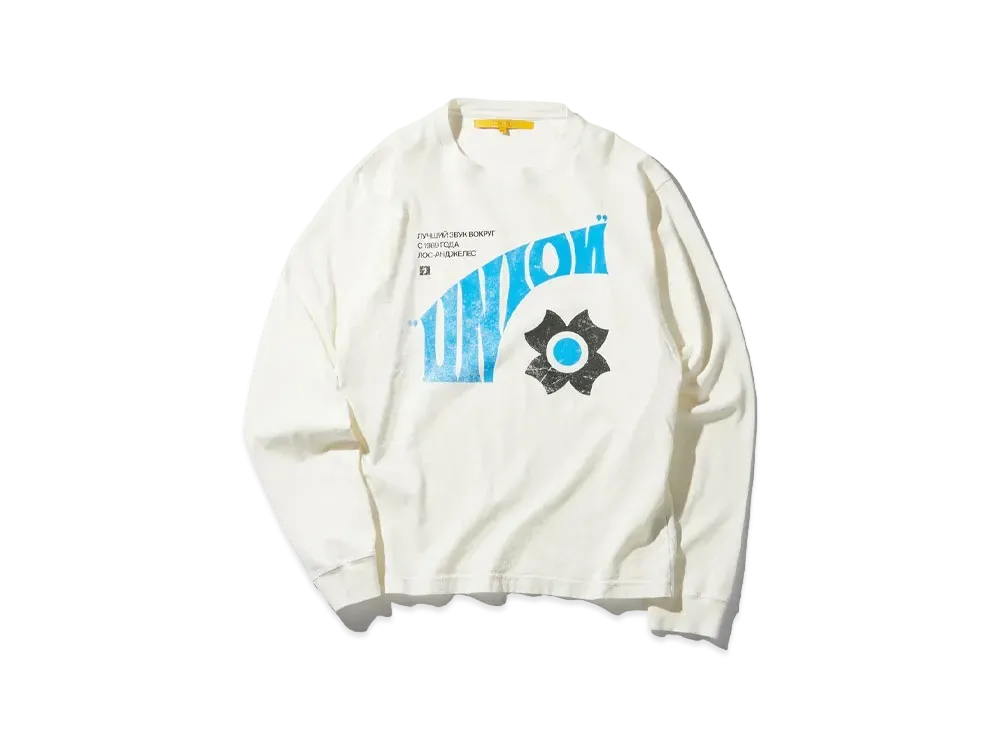 UNION Cyrillic L/S Tee "White"