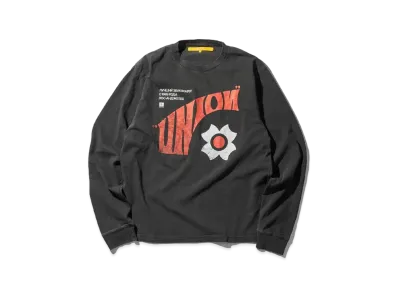UNION Cyrillic L/S Tee "Black"