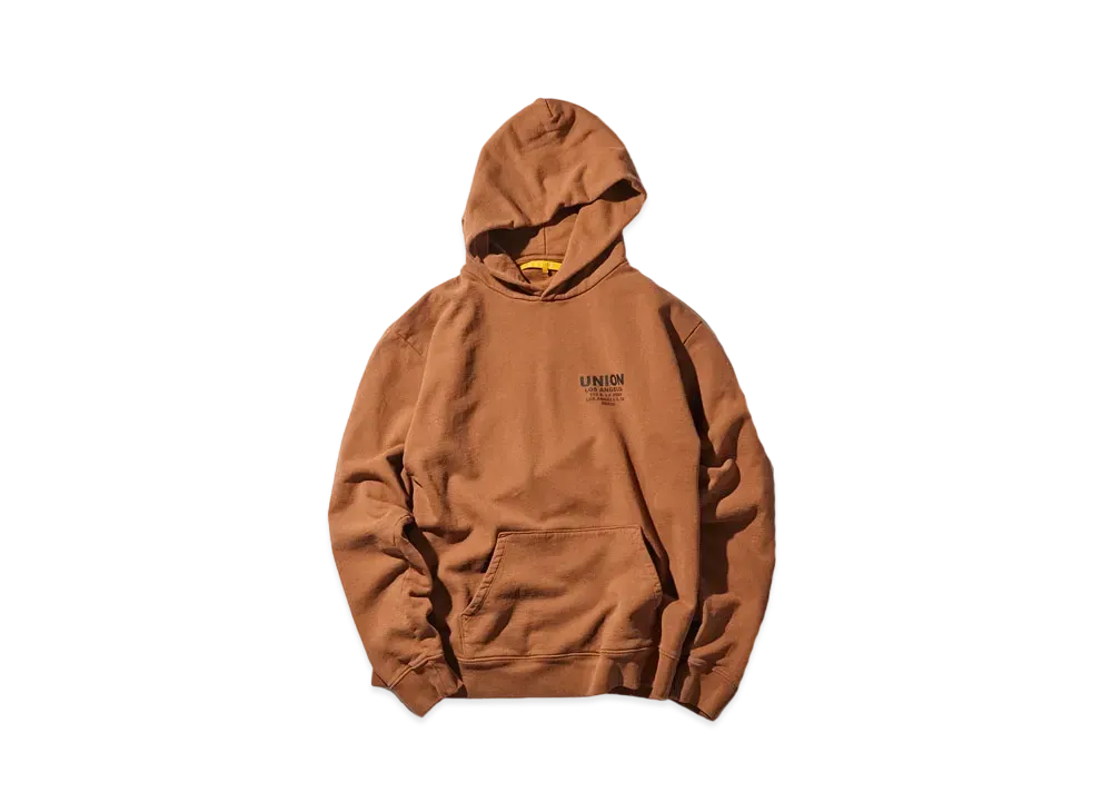 UNION Mechanics Reactive Dye Hood "Brown"
