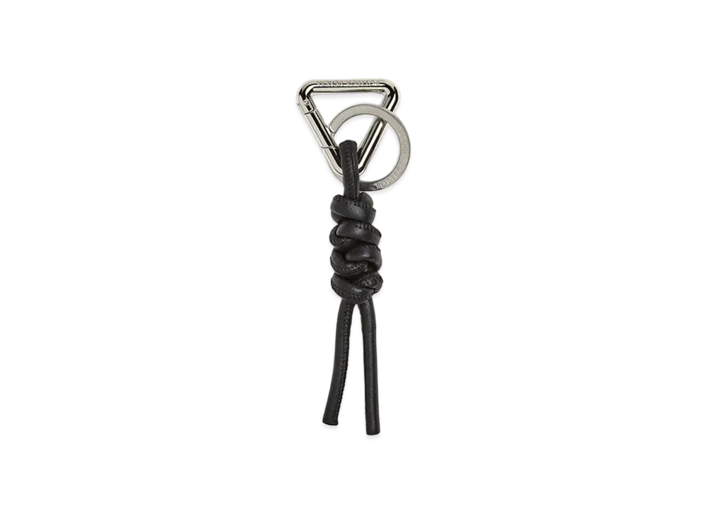 Bottega Veneta Triangle Key Ring "Nero"