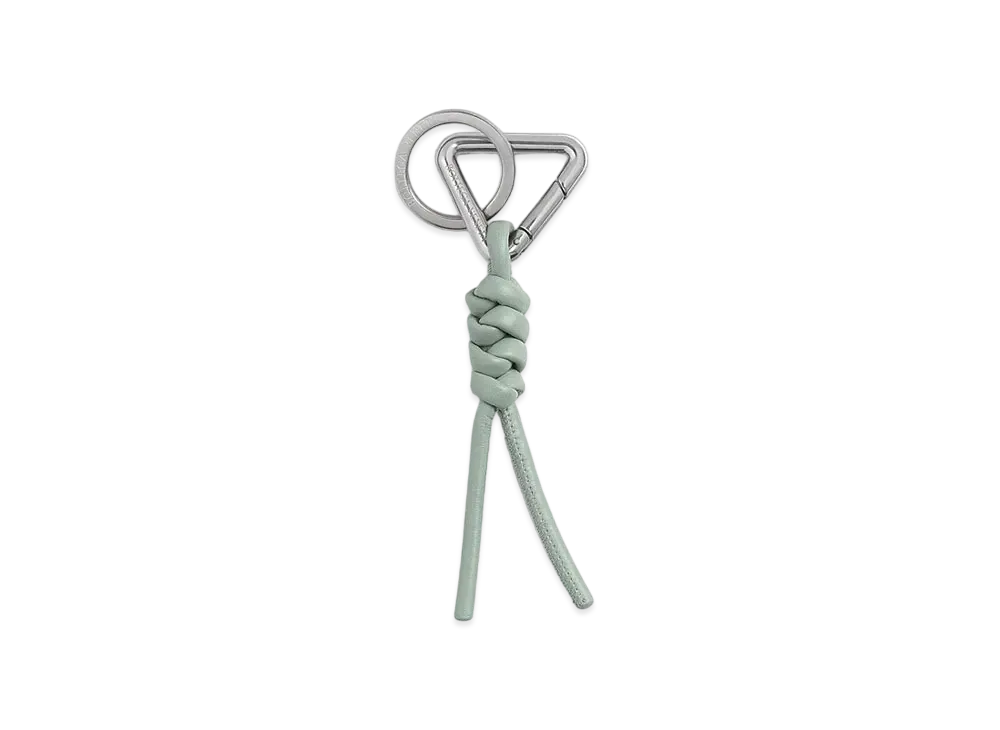 Bottega Veneta Triangle Key Ring "New Sauge"