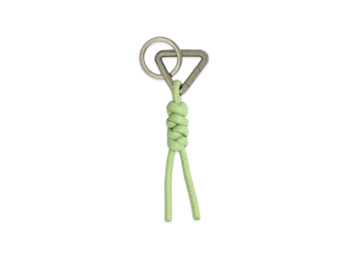 Bottega Veneta Triangle Key Ring "Pistachio"