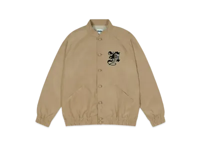 9090 Peach-skin Stadium Jacket "Ivory"