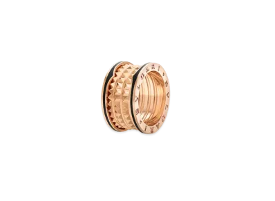 BVLGARI B.Zero1 Ring 18K "Black/Pink Gold"