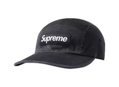Supreme Washed Chino Twill Camp Cap "Navy"(23SS)