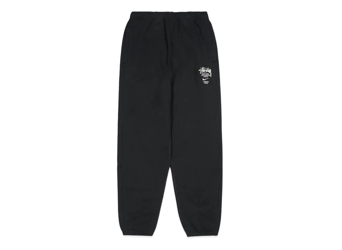 Nike x Stussy International Sweatpants (US Size) "Black" DC4227-010