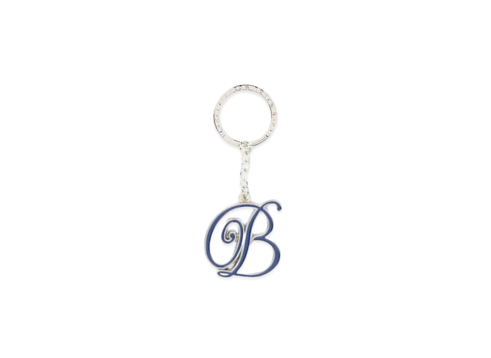 Black Eye Patch B Enblem Keychain "Silver"