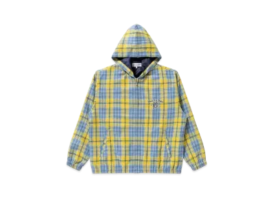 Black Eye Patch Royal Street Hooded Flannel Zip Hoodie "Yellow"