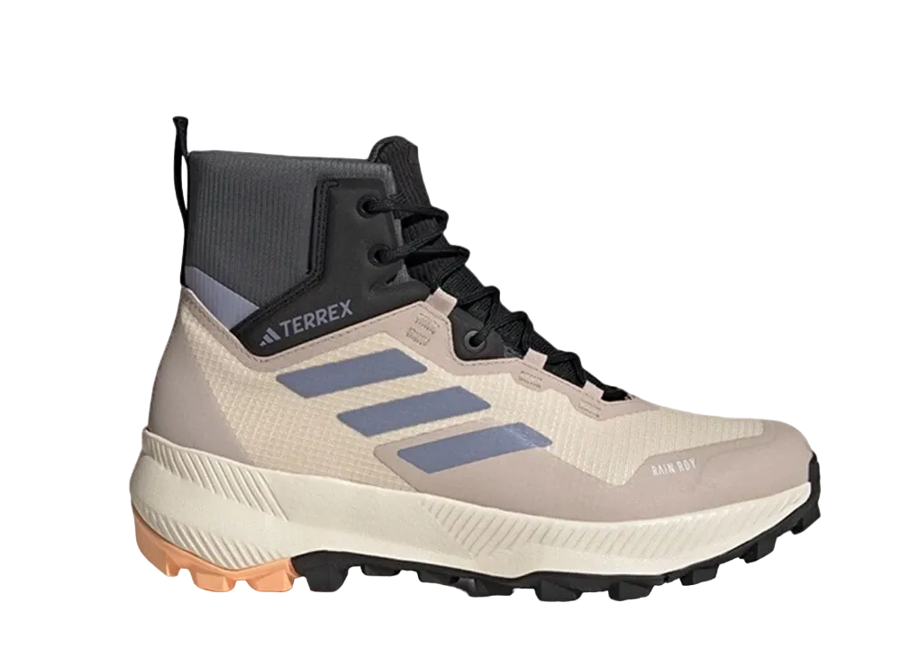 アディダス ウィメンズ テレックス ミッド RAIN. RDY ハイキング "サンド ストレータ/シルバー バイオレット"