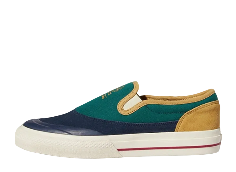 アディダス ニッツァ RF スリッポン "カレッジ グリーン/ゴールデン ベージュ"