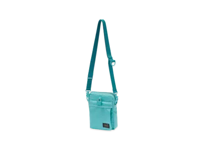 Porter / Turquoise Vertical Shoulder Bag "Turquoise Blue"