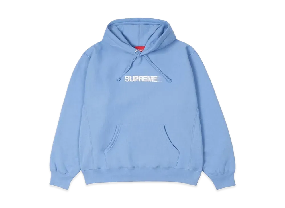 Supreme Motion Logo Hooded Sweatshirt "Light Blue" (23SS)