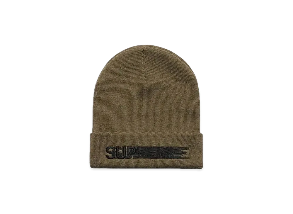 Supreme Motion Logo Beanie "Taupe" (23SS)