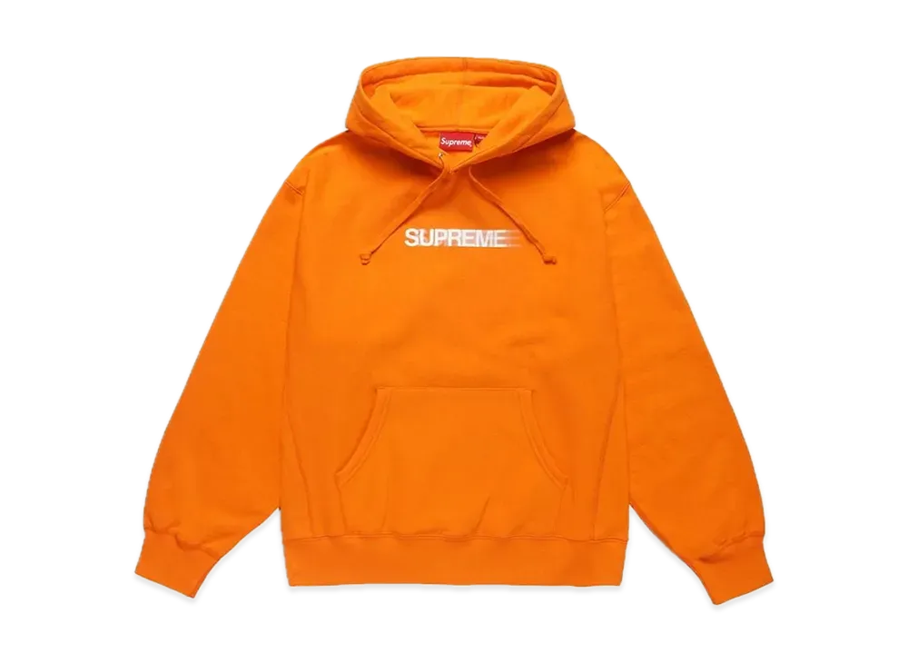 Supreme Motion Logo Hooded Sweatshirt "Orange" (23SS)