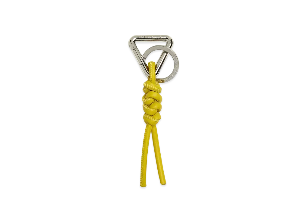 Bottega Veneta Triangle Key Ring "Mirabelle"