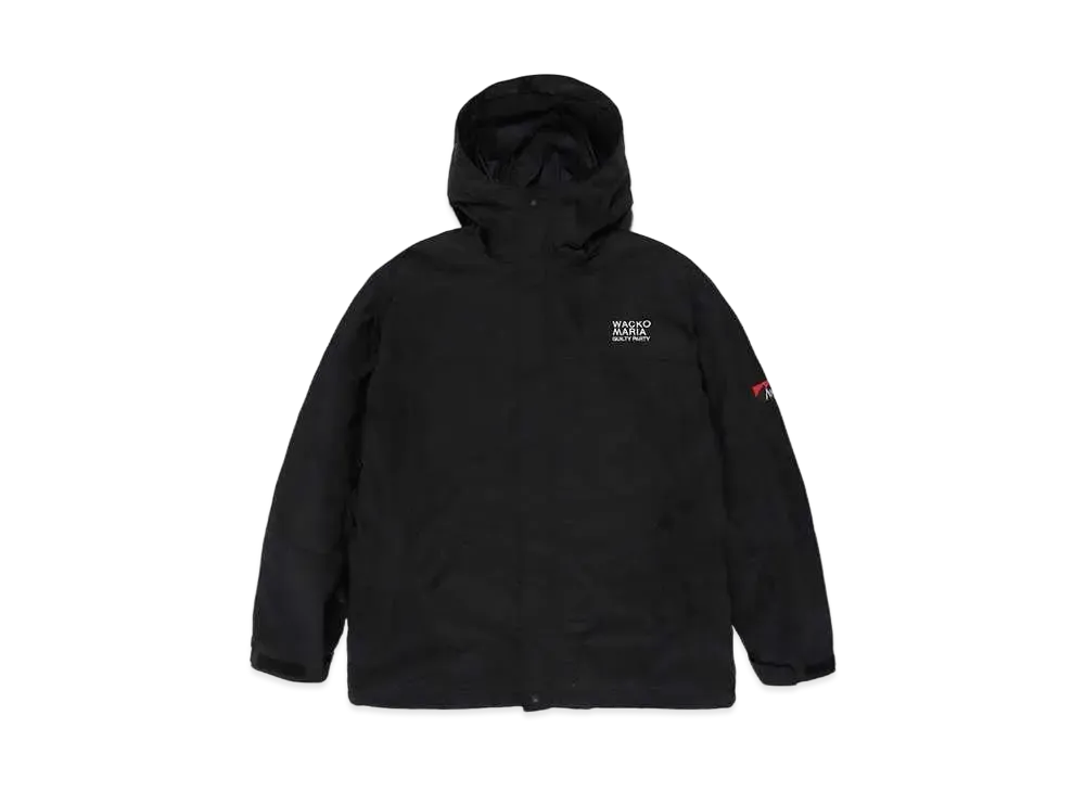 WACKO MARIA × NANGA マウンテンパーカ　L ブラック WACKO MARIA/NANGA / MOUNTAIN PARKA（BLACK）［マウンテン