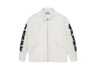 WACKO MARIA Velvet Vietnam Jacket "White"