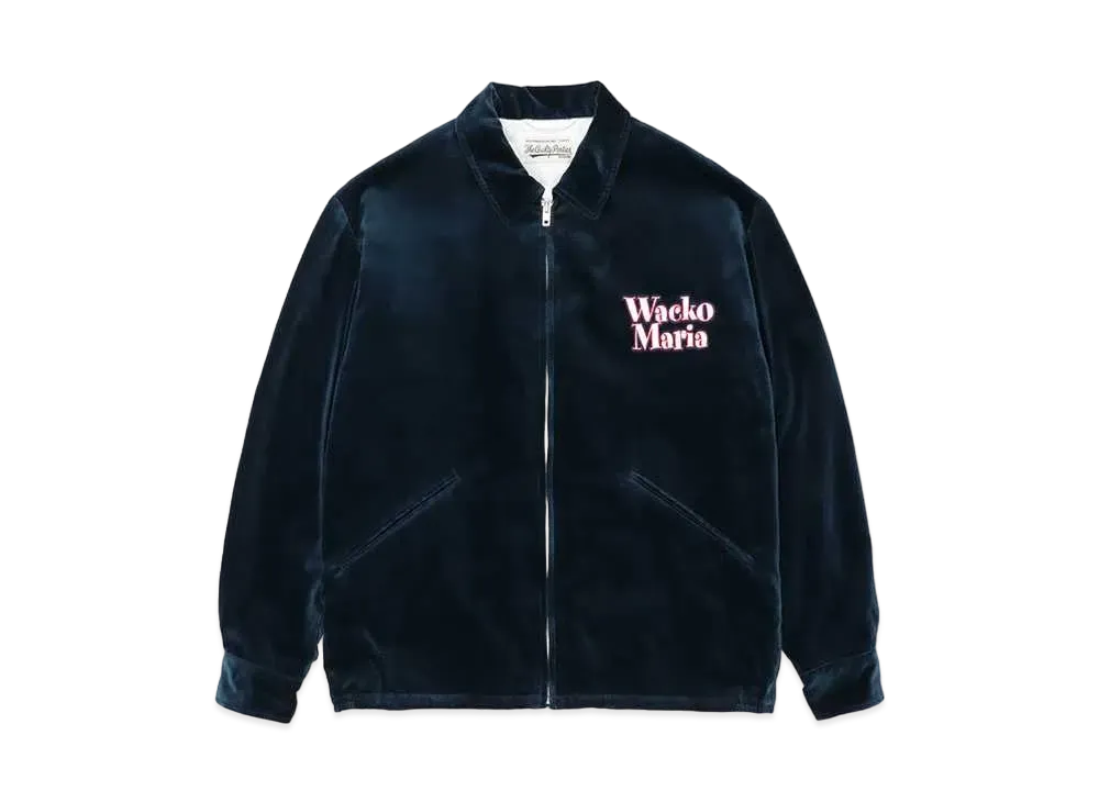 WACKO MARIA Velvet Vietnam Jacket #1 "Navy"