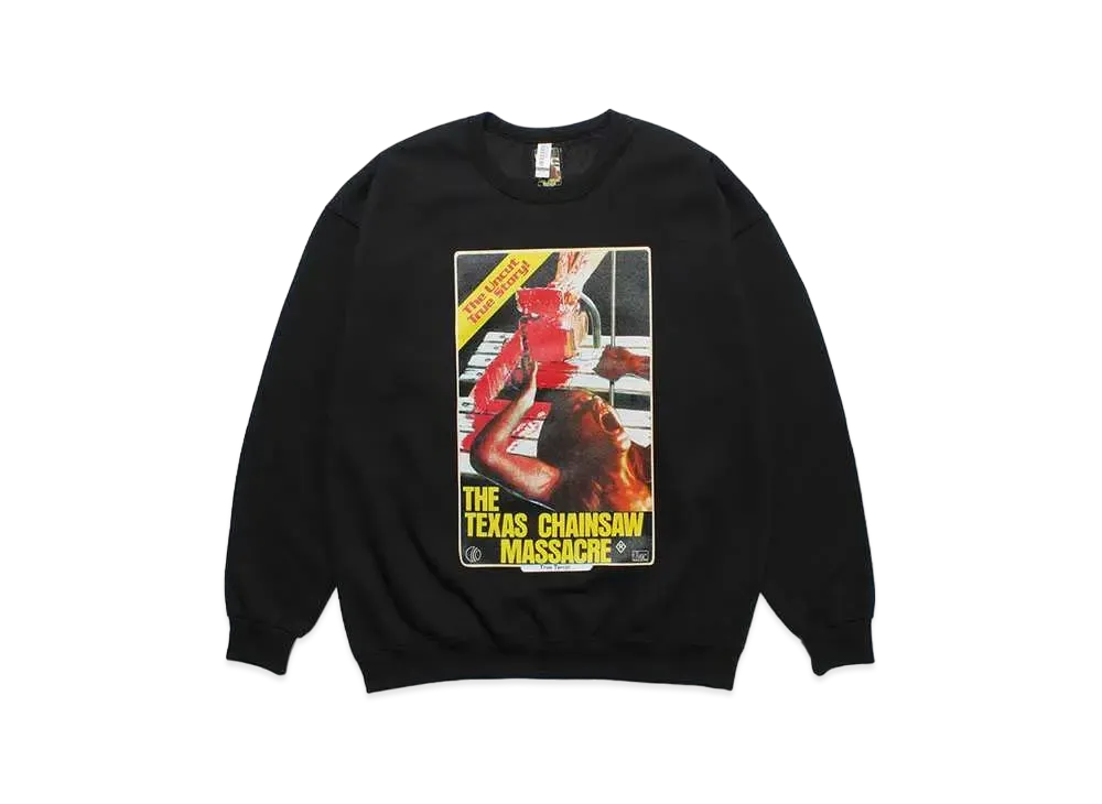 WACKO MARIA The Texas Chainsaw Massacre / Sweat Shirt "Black"