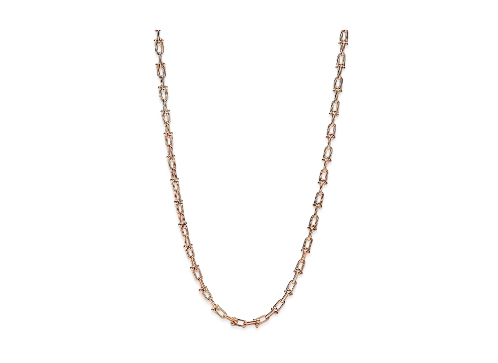 Tiffany & Co. Tiffany HardWear Medium Link Necklace "Rose Gold"