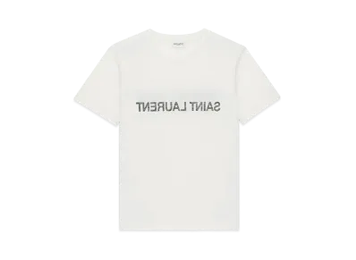 Saint Laurent Women's Saint Laurent Reverse T-shirt "Natural"