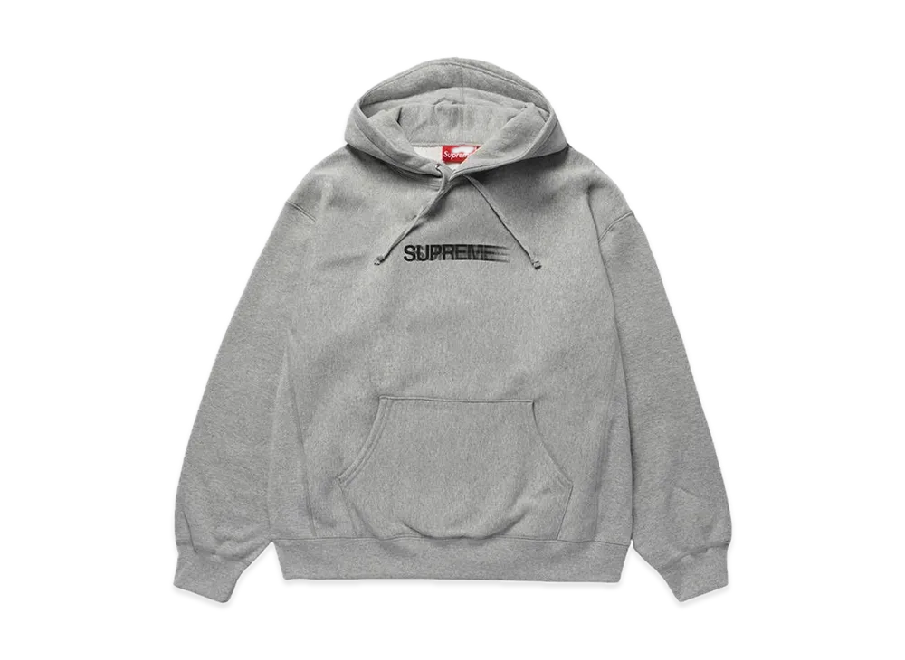 Supreme Motion Logo Hooded Sweatshirt "Heather Grey" (23SS)