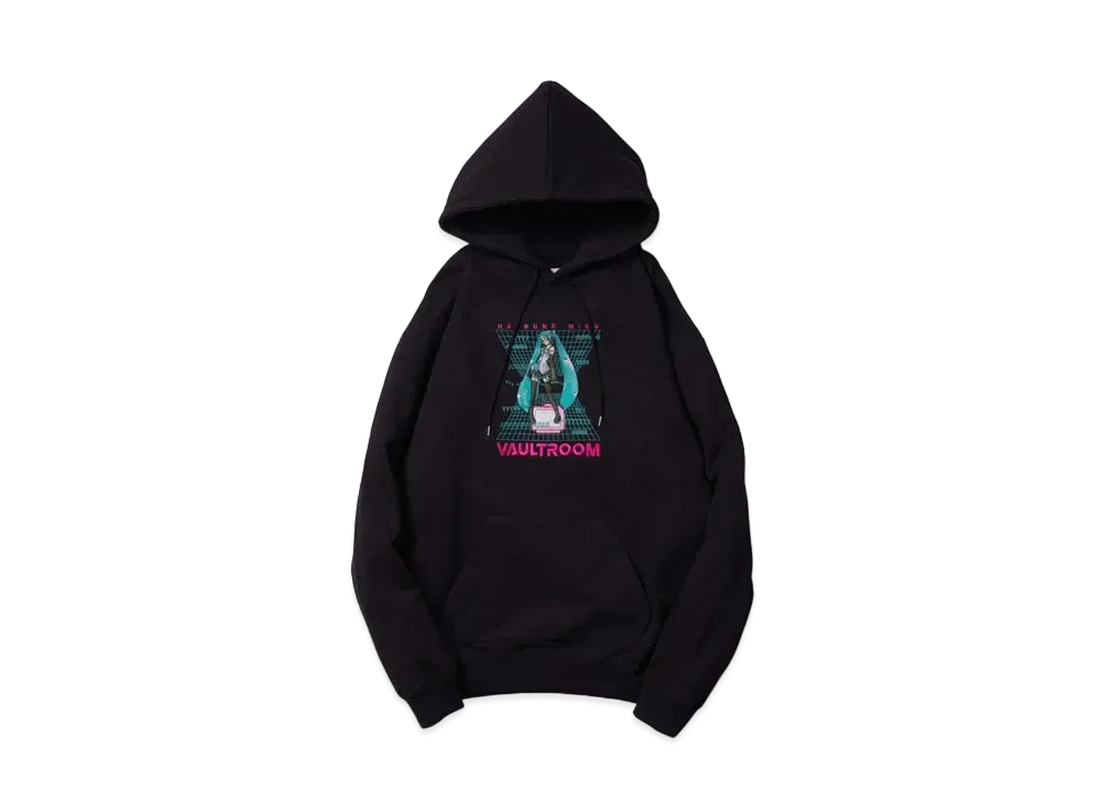 VAULTROOM x HATSUNE MIKU Hoodie"Black"