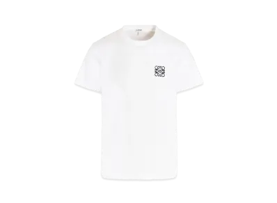 LOEWE Men's Anagram T-shirt In Cotton "White"