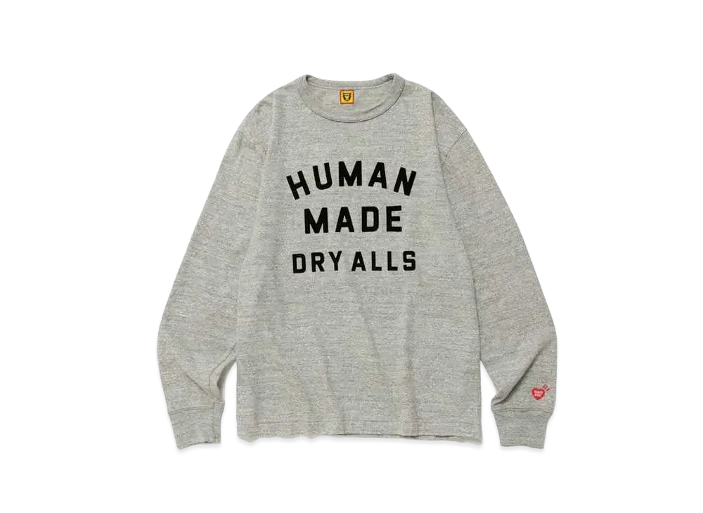 HUMAN MADE Graphic L/S T-Shirt "Gray"