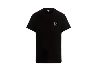 LOEWE Men's Anagram T-shirt In Cotton "Black"