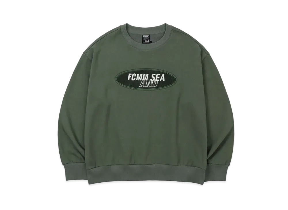 WIND AND SEA x FCMM Wide Sweat "Olive"