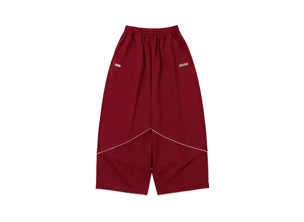 WIND AND SEA x FCMM Wide Slim Fit Pt "Red"