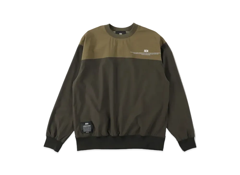WIND AND SEA Sea Switch Tech Crew Neck "Olive"